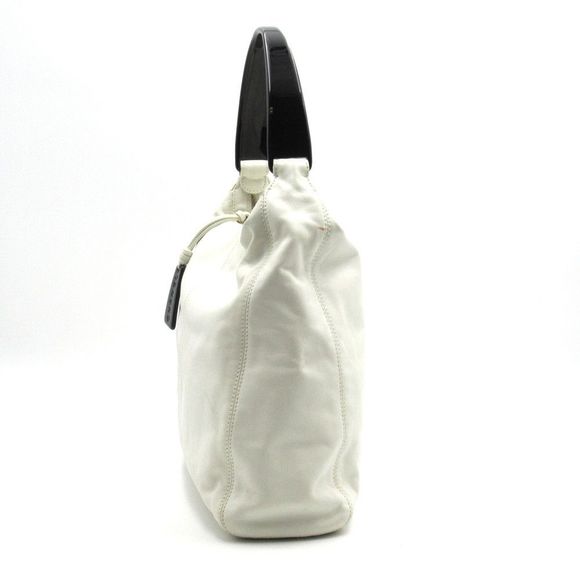 Chanel Shoulder Bag Leather White - Picture 3 of 5